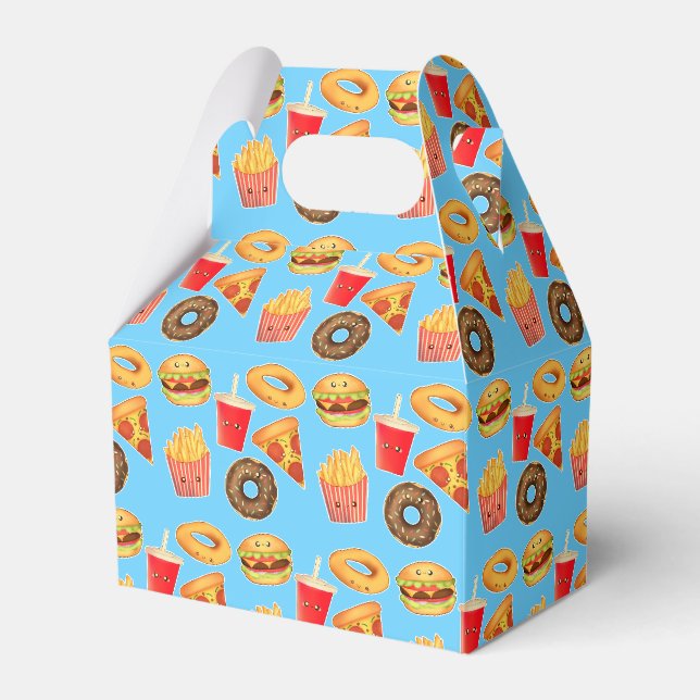 Kawaii Cute Junk Food  Favour Box (Front Side)