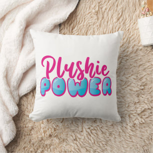 Kawaii Cute Pink Blue Plushie Power Cushion