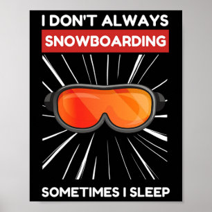 Kawaii Cute Snowboarding Otaku Anime Kawaii Japane Poster