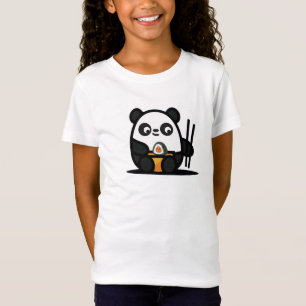 Kawaii Cute Sushi Panda  T-Shirt