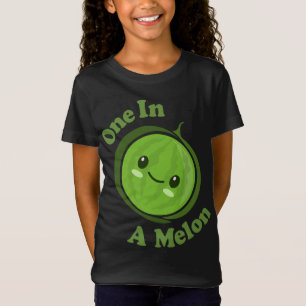 Kawaii Cute Watermelon One In A Melon Funny Fruit  T-Shirt