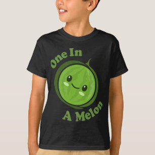 Kawaii Cute Watermelon One In A Melon Funny Fruit  T-Shirt