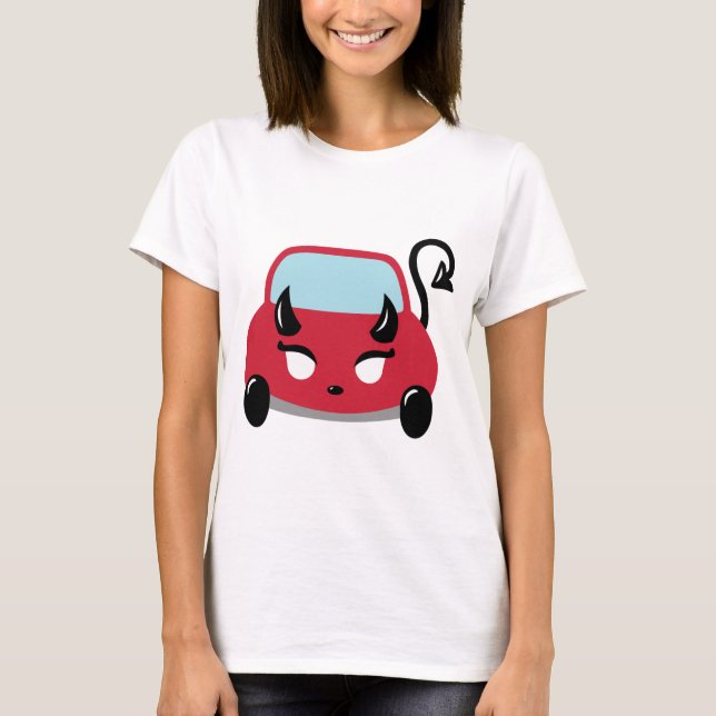 Kawaii Devil Car T-Shirt (Front)