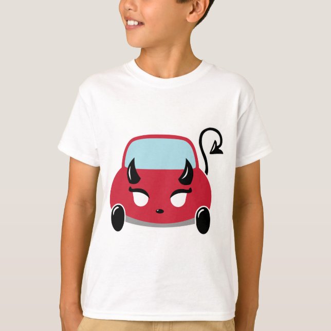 Kawaii Devil Car T-Shirt (Front)