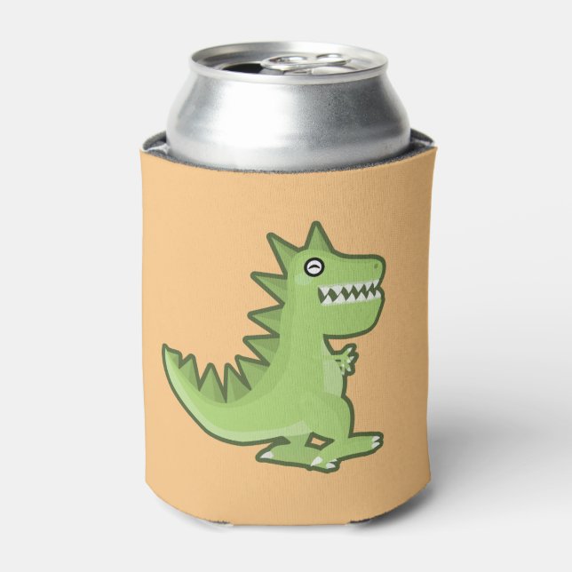 Kawaii Dinosaur Can Cooler (Can Front)