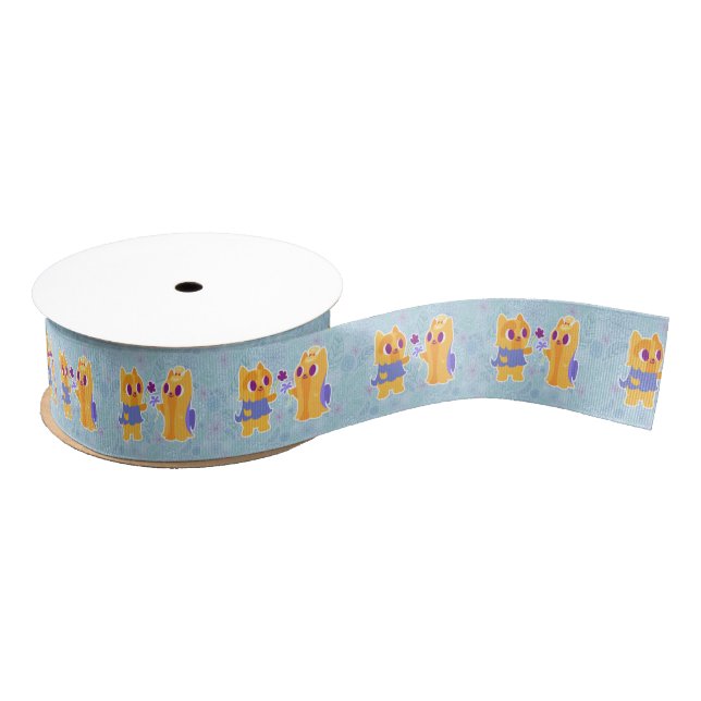 Kawaii Dog Best Friend or Puppy Love Yorkies Grosgrain Ribbon (Spool)