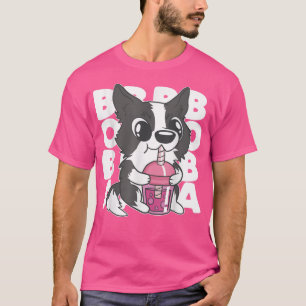 Kawaii Dog Boba Tea Bubble Tea Anime Kawaii Neko G T-Shirt