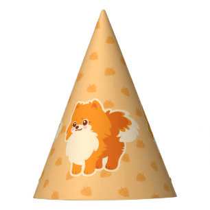 Kawaii Dog Cartoon Pomeranian Party Hat