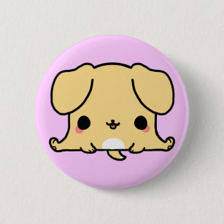 Kawaii Dog (You change the Background!) 6 Cm Round Badge