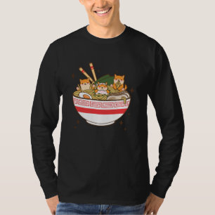Kawaii dogs eating Ramen T-Shirt