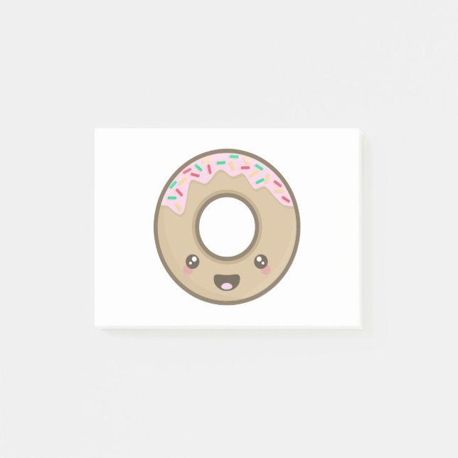 Kawaii doughnut post-it notes (Front)