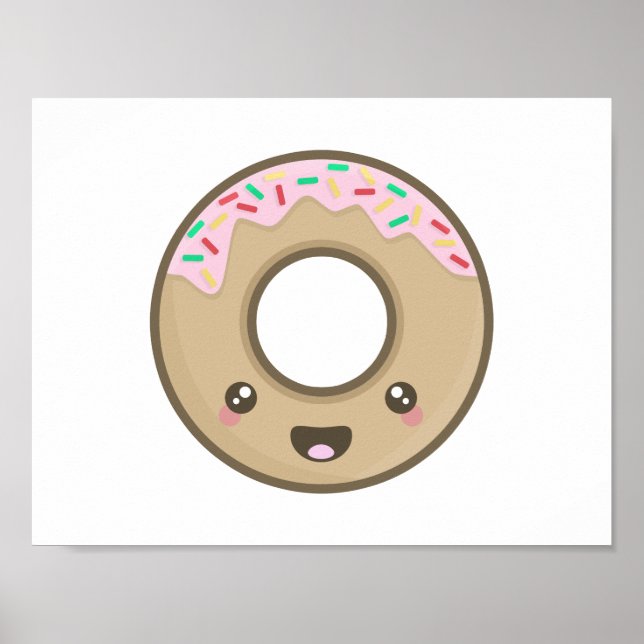 Kawaii doughnut poster (Front)
