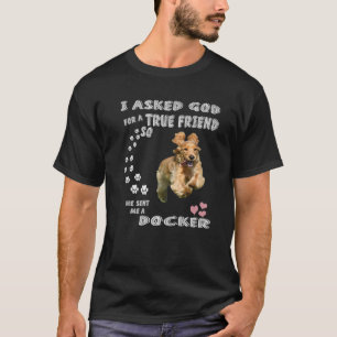 Kawaii Doxie Spaniel Dog Mum Pet Dad Costume, Cute T-Shirt