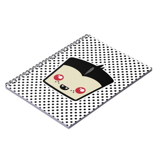 Kawaii Dracula Notebook (Left Side)