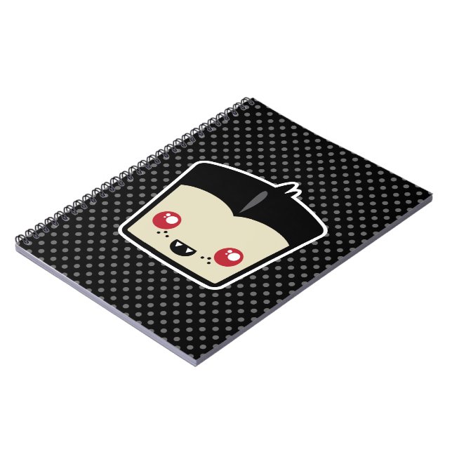 Kawaii Dracula Notebook (Left Side)