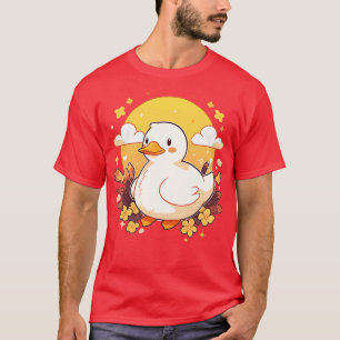 Kawaii  Duck Gifts Girls Womens Funny Duck 2 T-Shirt