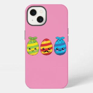 Kawaii Easter Eggs with Ribbons iPhone 13 Case