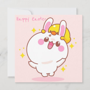 Kawaii Easter Holiday Card