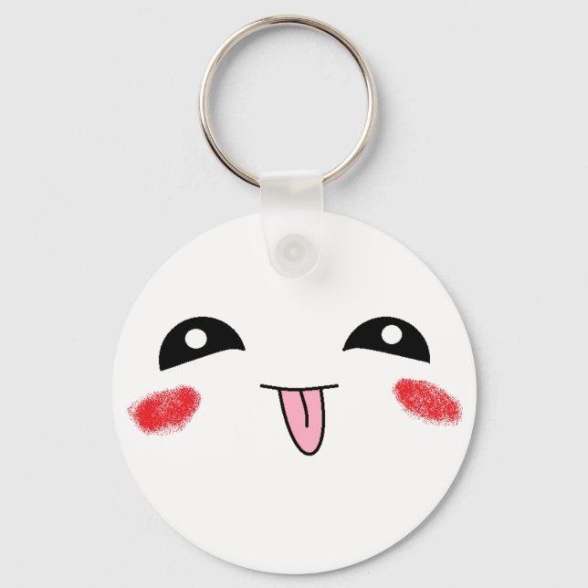 Kawaii emoji key ring (Front)