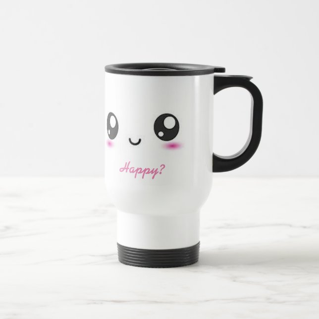 Kawaii Emoji Travel Mug (Right)