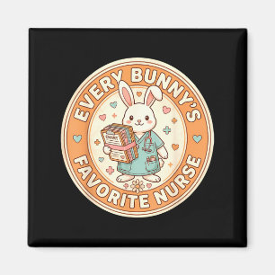 Kawaii every bunnys favourite nurse cute easter  magnet