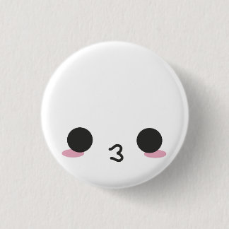 Kawaii Faces 3 Cm Round Badge