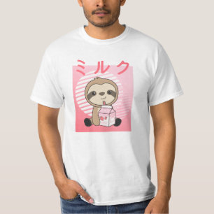 Kawaii Fault Retro Japanese Strawberry Milkshake T-Shirt