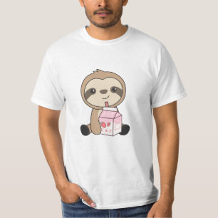 Kawaii Fault Retro Japanese Strawberry Milkshake T-Shirt