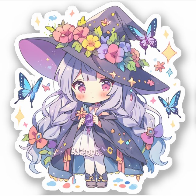Kawaii Floral Loli Witch (Front)
