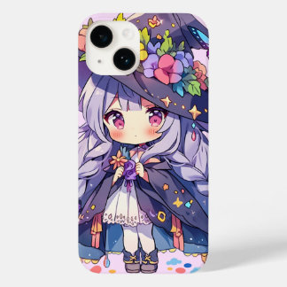 Kawaii Floral Loli Witch Case-Mate iPhone 14 Case
