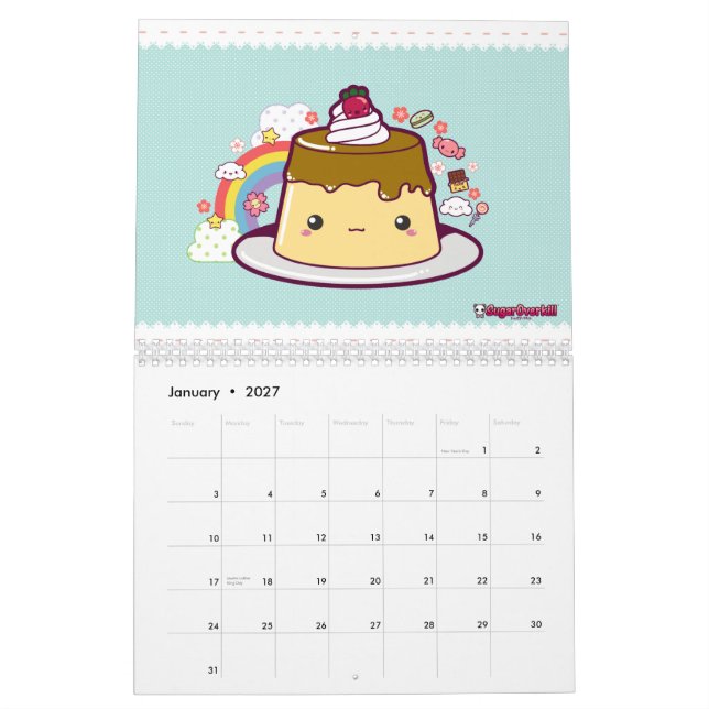 Kawaii Food Attack! 2011 Calendar (Jan 2027)