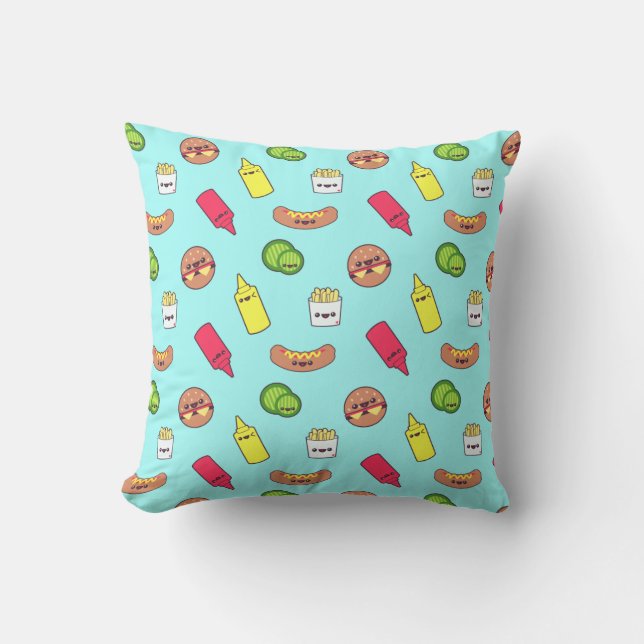 Kawaii Food Pillow (Front)