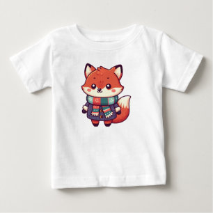 Kawaii Fox for the Winter Season Baby T-Shirt