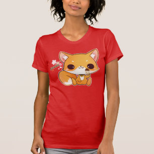 Kawaii fox with cute icecream T-Shirt