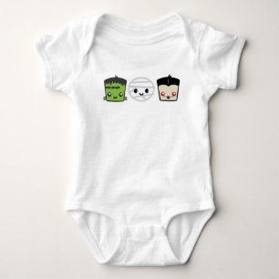 Kawaii Frankenstein Clothing Baby Bodysuit
