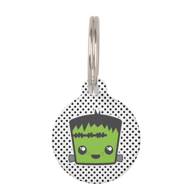Kawaii Frankenstein Dog Tag (Front)