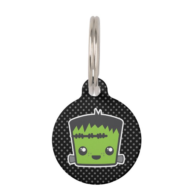Kawaii Frankenstein Dog Tag (Front)