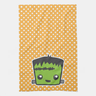 Kawaii Frankenstein Kitchen Towel