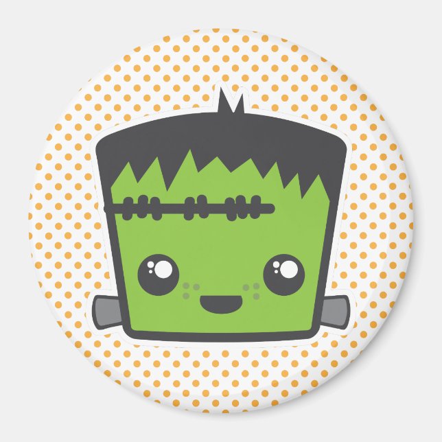 Kawaii Frankenstein Magnet (Front)