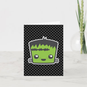 Kawaii Frankenstein Note Card