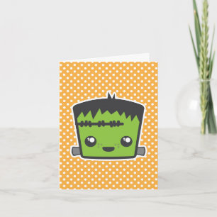 Kawaii Frankenstein Note Card