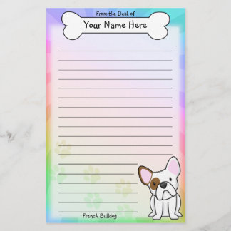 Kawaii French Bulldog Stationery