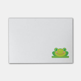 Kawaii frog post-it notes