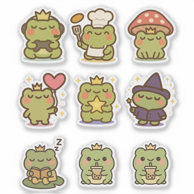Kawaii Frog Sticke (Front)