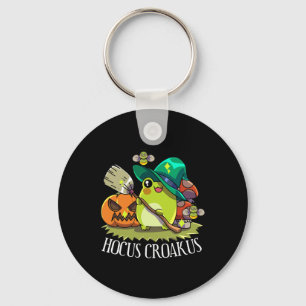Kawaii Frog Witch Hat Cottagecore Aesthetic Hocus  Key Ring