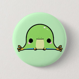 Kawaii Frog (You change the Background!) 6 Cm Round Badge