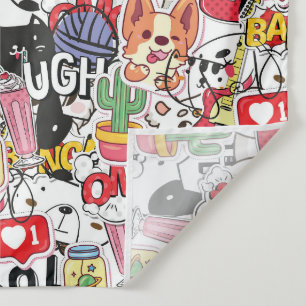 kawaii funny pet design - cute animal lover  tapestry