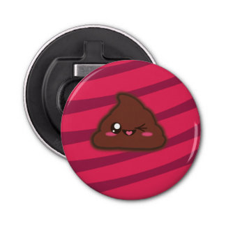 Kawaii funny poop bottle opener