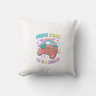 Kawaii Gaming Controller Pastel Cushion