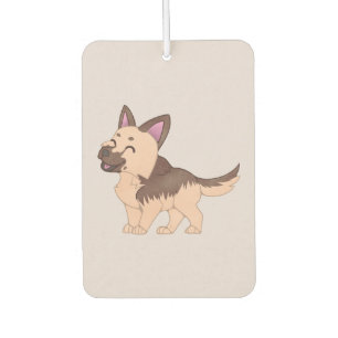 Kawaii German Shepherd Dog Car Air Freshener
